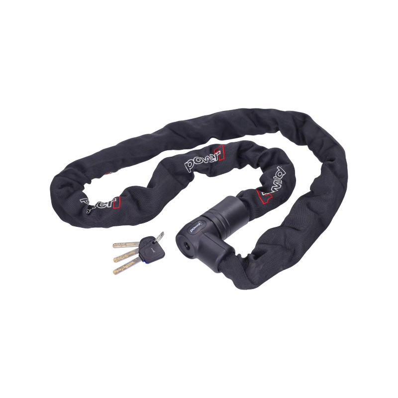 chain lock Power1 art 4-stars fixed head 120cm black