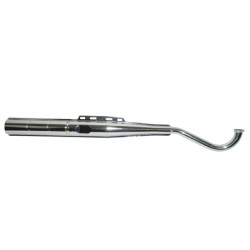 exhaust Tecno original model 28mm chrome puch maxi