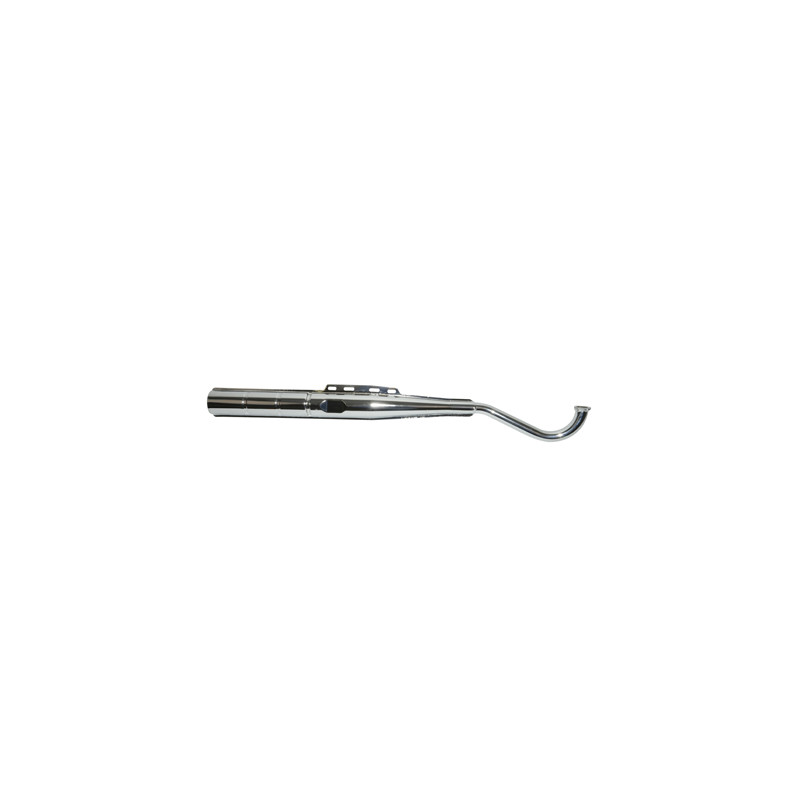 exhaust Tecno original model 28mm chrome puch maxi