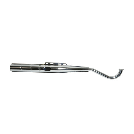 uitlaat tecno origineel model 28mm chroom puch maxi
