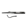 uitlaat jamarcol 6.3 met bocht (made in EU) chroom puch, puch maxi