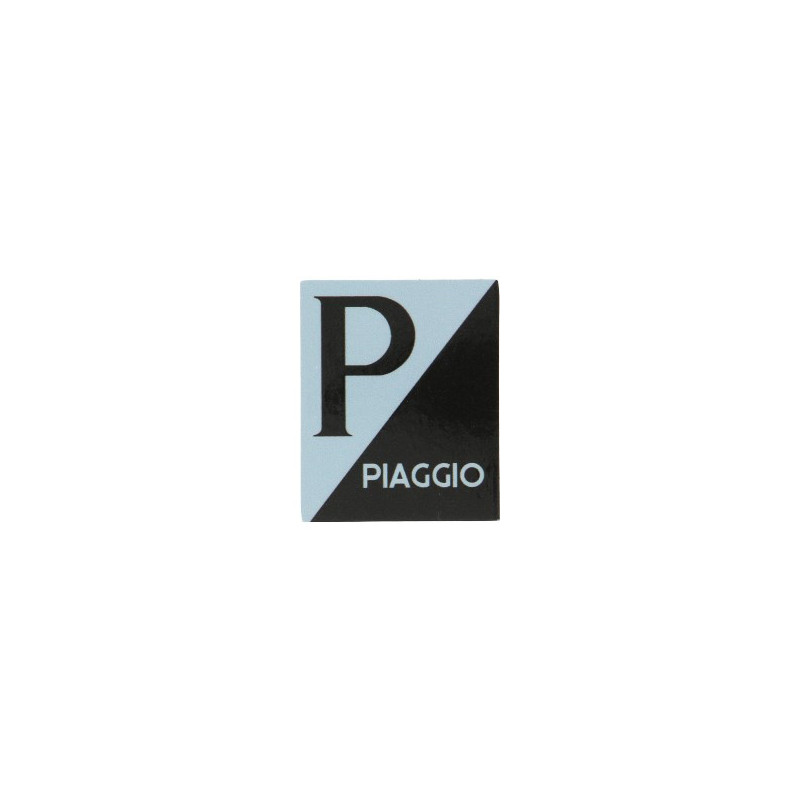 sticker logo front cover black/grey lx, piaggio, Primavera, sprint