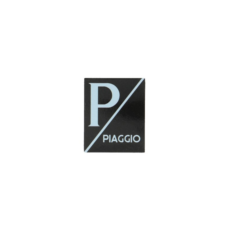 sticker logo front cover black/black lx, piaggio, Primavera, sprint