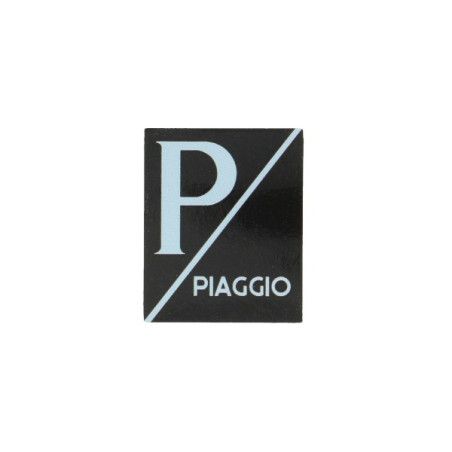 sticker logo front cover black/black lx, piaggio, Primavera, sprint