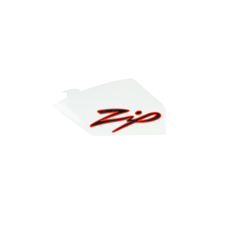 emblem Piaggio original word [zip] euro-4/5 sport right red zip 4t 2h002187