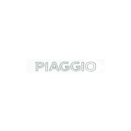 emblem Piaggio original word [piaggio] rear cover 3D black/chrome zip 4t 2h002014