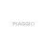 emblem Piaggio original word [piaggio] rear cover 3D black/chrome zip 4t 2h002014