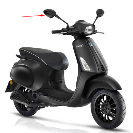 mirror Piaggio original right [notte] m8 black sprint, sprint 4t (euro4) cm262014