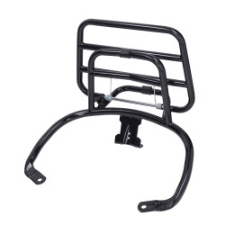 rear carrier DMP foldable black gloss vespa, Primavera, sprint