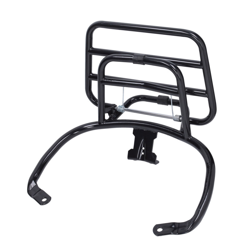 achterdrager DMP opklapbaar zwart glans vespa, primavera, sprint