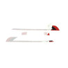 stickerset zijscherm rood/zwart sprint sport 4t (euro4)