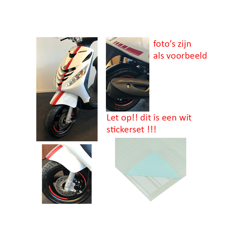 stickerset sport euro-2/4/5 AMG wit 14-delig zip2000