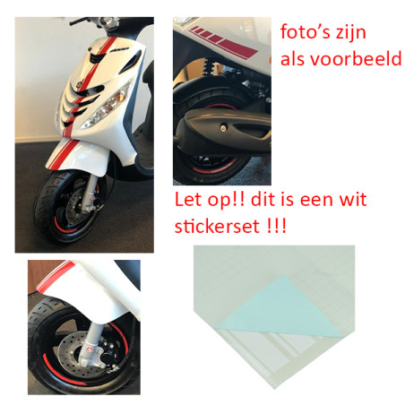 stickerset sport euro-2/4/5 AMG wit 14-delig zip2000