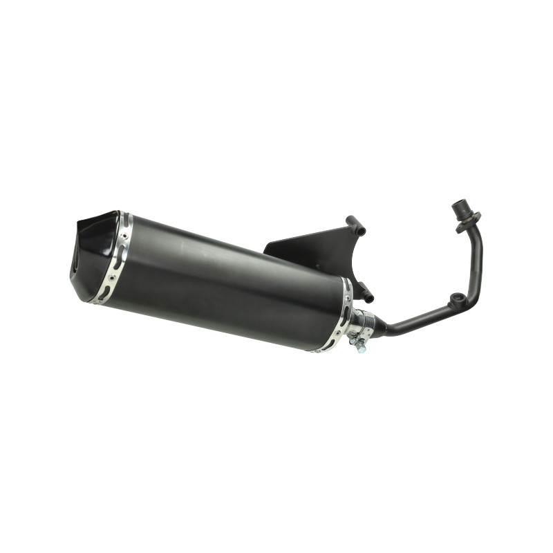 exhaust Jamarcol euro-4 (model akrapovic) black/black zip 4t 3v