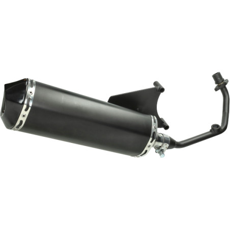 exhaust Jamarcol euro-4 (model akrapovic) black/black zip 4t 3v