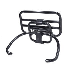 rear carrier DMP foldable black gloss gts 125cc, gts 250cc, gts 300 (euro4), gts all models
