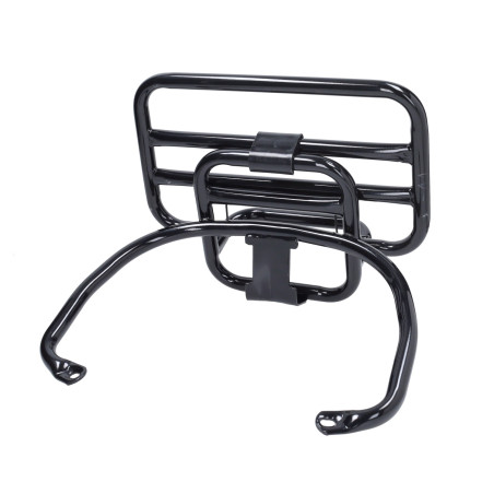 rear carrier DMP foldable black gloss gts 125cc, gts 250cc, gts 300 (euro4), gts all models