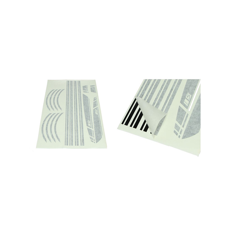 stickerset sport euro-2/4/5 AMG zwart glans 16-delig primavera, sprint