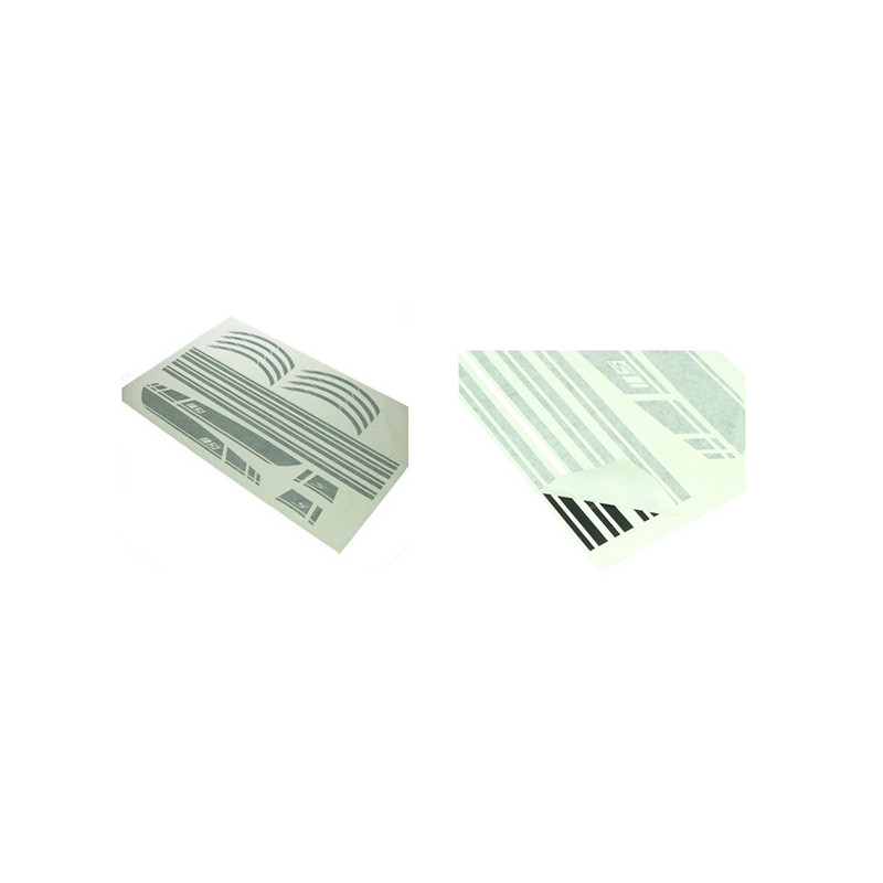 sticker set sport euro-2/4/5 AMG black matt 16-parts Primavera, sprint