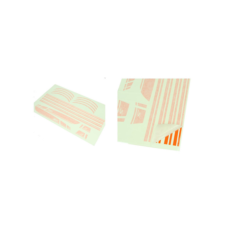 sticker set sport euro-2/4/5 AMG orange 16-parts Primavera, sprint