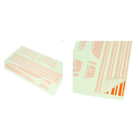 stickerset sport euro-2/4/5 AMG oranje 16-delig primavera, sprint