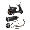 exhaust Power1 euro-2 EVO-1 black/alu primavera 4t-2v, sprint 4t-2v, zip 4t