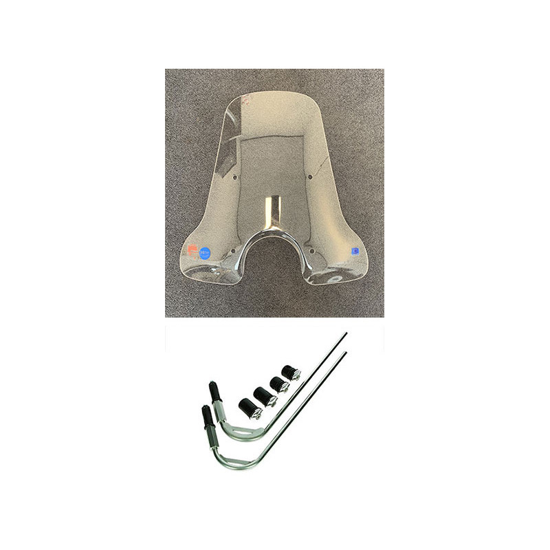 windshield Regia with mounting set high (made in EU) clear gts 250cc, gts all models, gts super 300cc