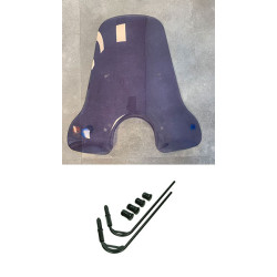 windshield Regia with mounting set high (made in EU) smoke vespa, gts 250cc, gts all models, gts super 300cc
