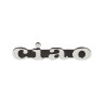 logo klik zijscherm chroom vespa, ciao