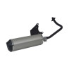 uitlaat jamarcol ovaal (made in EU) (model Akrapovic) euro-2 alu/zwart lx 4t, primavera, sprint, vespa S 4t-2v