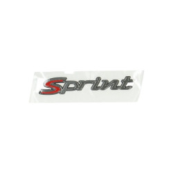 embleem Piaggio origineel woord [sprint] voorscherm smoke sprint 2h000928
