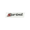 emblem Piaggio original word [sprint] front cover smoke sprint 2h000928