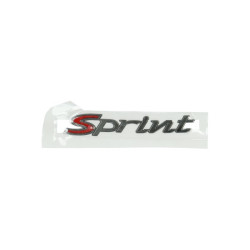 emblem Piaggio original word [sprint] side cover smoke 2h000927