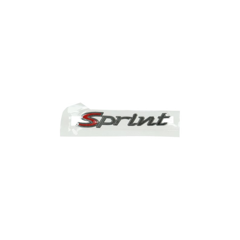 embleem Piaggio origineel woord [sprint] zijscherm smoke 2h000927