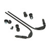 windscherm Regia bevestigingset (made in EU) (voor 42668) model smoke zwart primavera