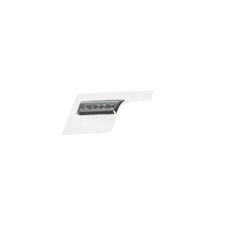 emblem Piaggio original word [piaggio] side cover chrome fly new 2012 1b000244