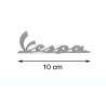 emblem Piaggio original word [vespa] front cover 10cm chrome gts, lx, Primavera, sprint 656219