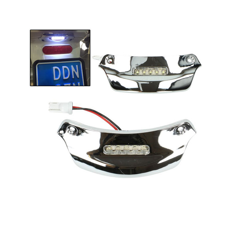 verlichting kentekenplaat led chroom primavera, sprint