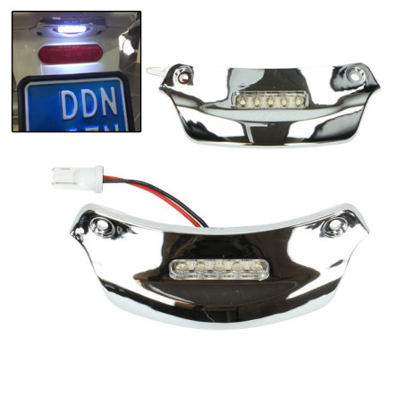 verlichting kentekenplaat led chroom primavera, sprint