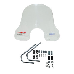 windshield Piaggio original with mounting set 250/300cc 50cm clear gts 675048