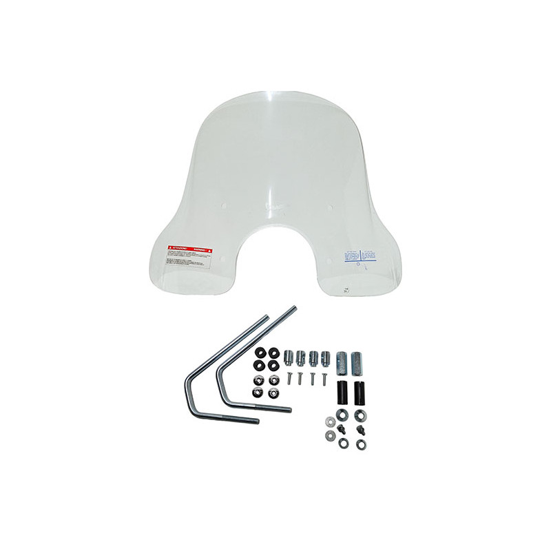 windscherm Piaggio origineel met bevestigingsset 250/300cc 50cm helder gts 675048