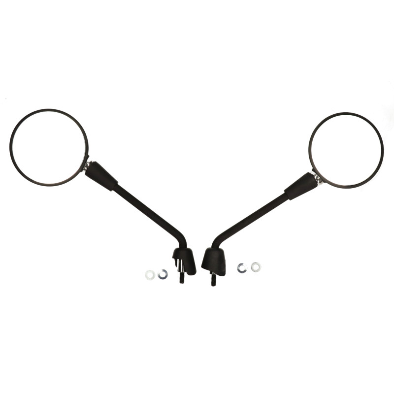 mirror set long model original E-mark black matt gts all models, Primavera
