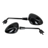 mirror set long model original E-mark m8 black gloss sprint