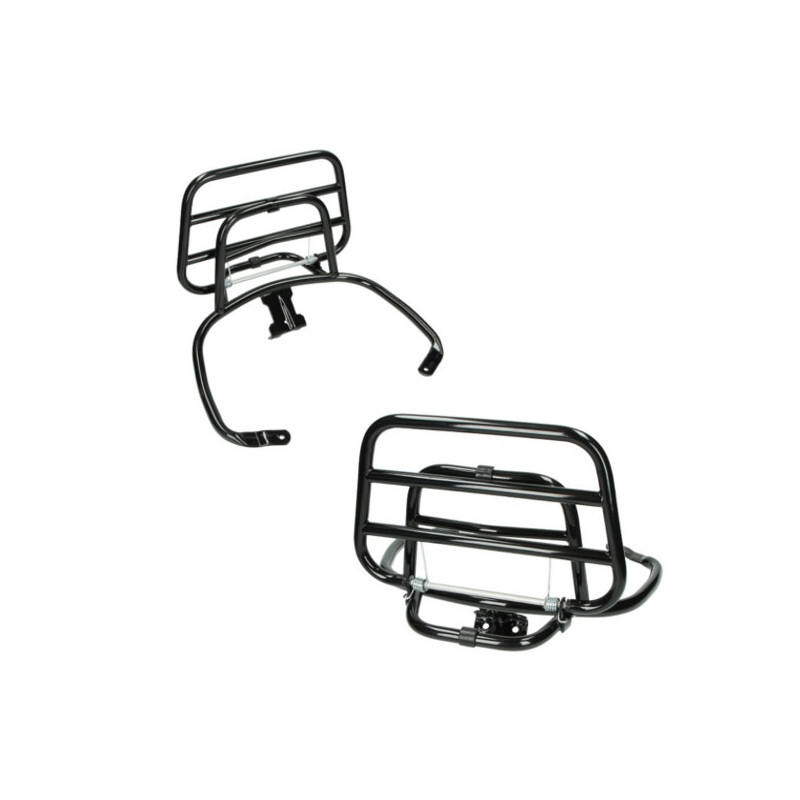 rear carrier foldable original quality black gloss vespa, Primavera, sprint