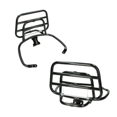 rear carrier foldable original quality black gloss vespa, Primavera, sprint
