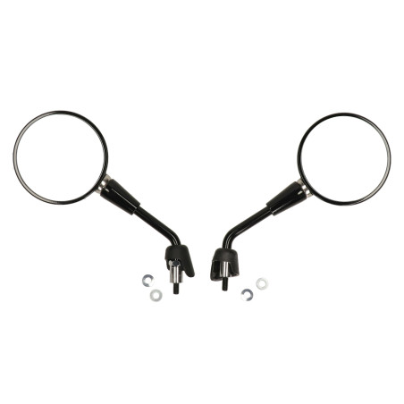 mirror set short model original E-mark black gloss gts all models, Primavera