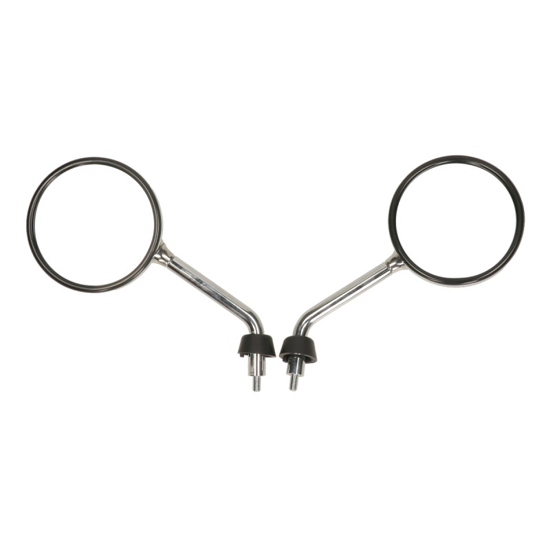 mirror set short model original E-mark chrome gts all models, gtv, lx, lxv