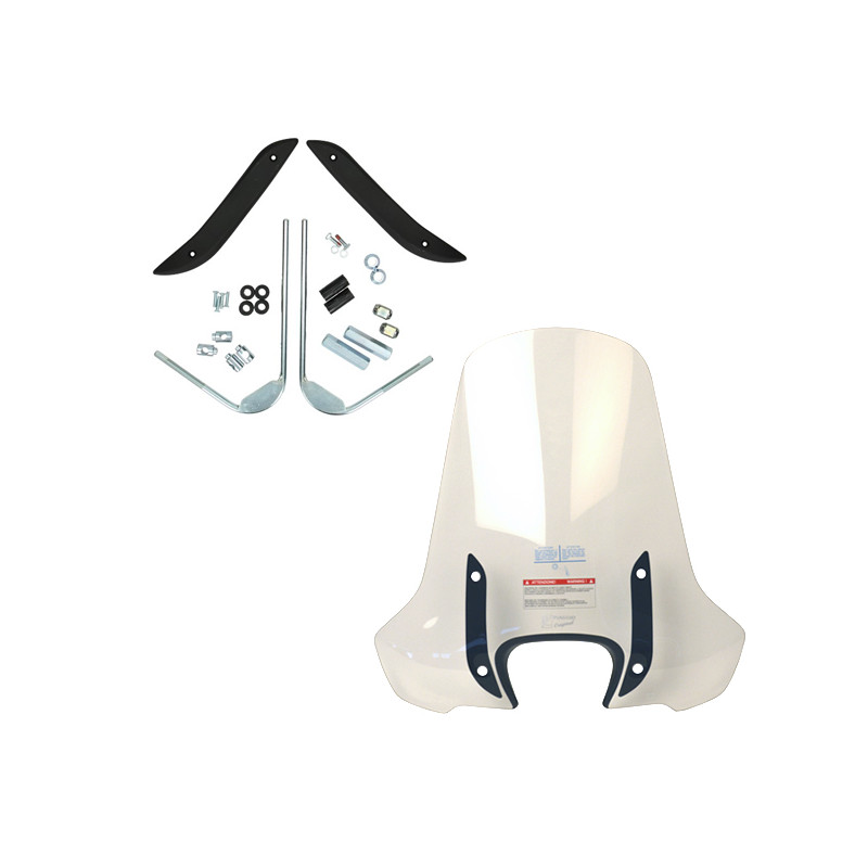 windscherm Piaggio origineel met bevestigingsset hoog euro 4/5 helder liberty, liberty 125cc, liberty 150cc, liberty 4t, liberty