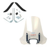 windshield Piaggio original with mounting set high euro 4/5 clear liberty, liberty 125cc, liberty 150cc, liberty 4t, liberty IGE