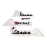 embleemset vespa smoke 4-delig sprint 50/125/150